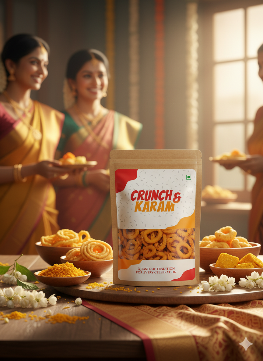 Crunch & Karam Traditional Tamil Nadu Snacks